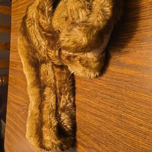 Infinity faux fur scarf